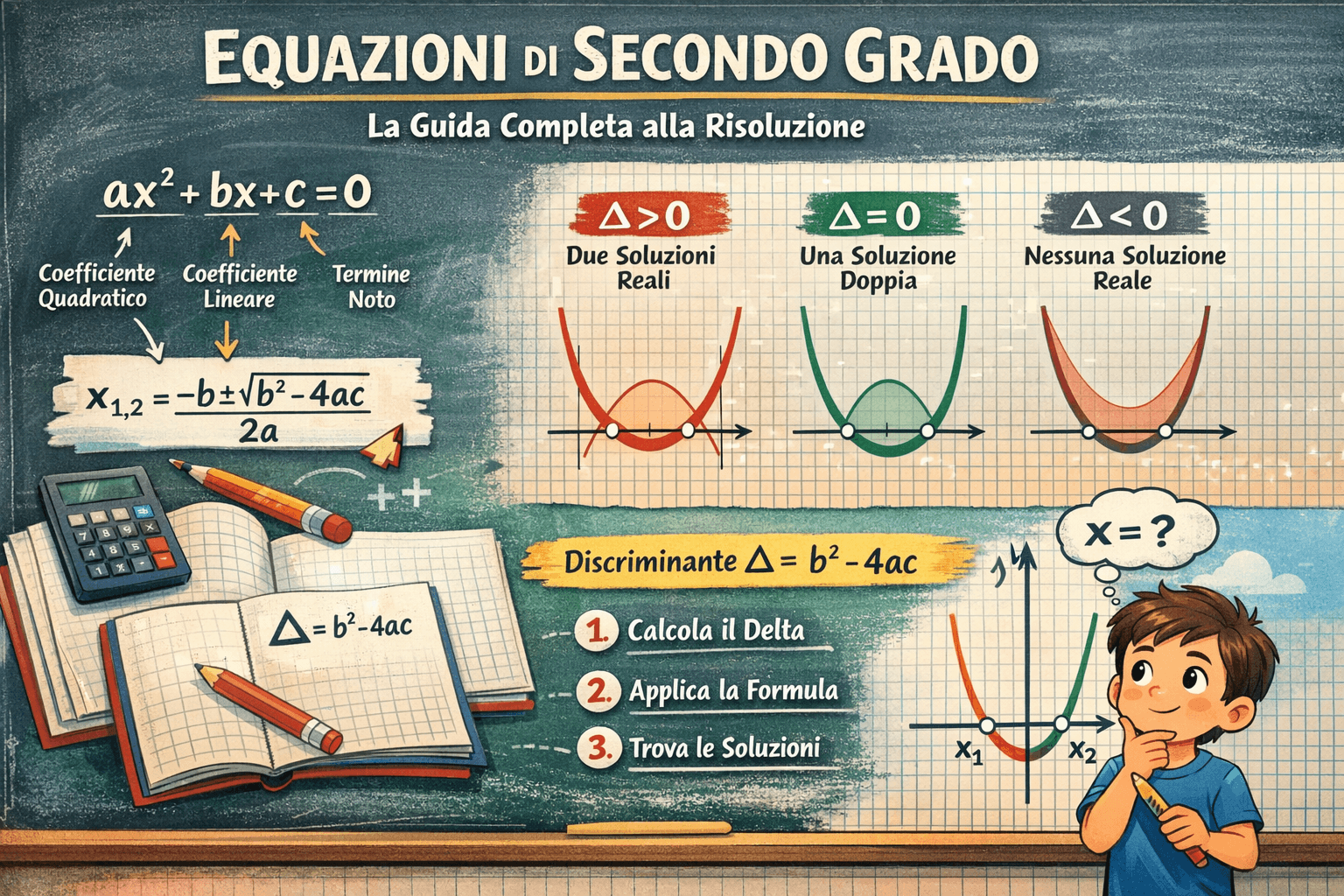 Come Risolvere Equazioni di Secondo Grado