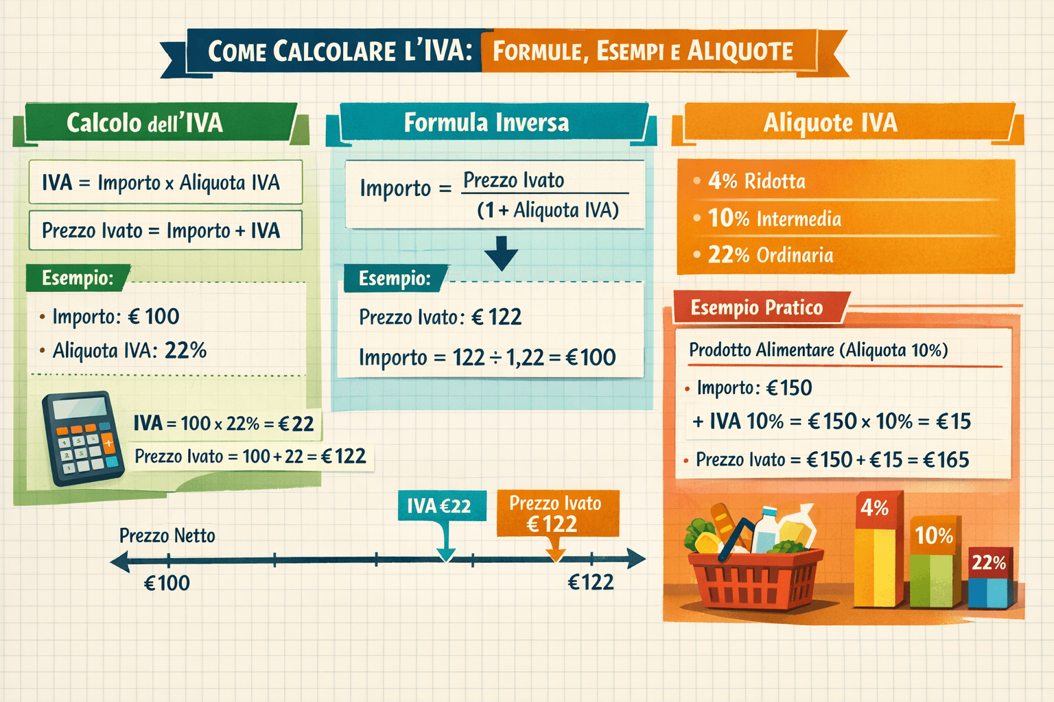 Come Calcolare l'IVA: Formule, Esempi e Aliquote 2024